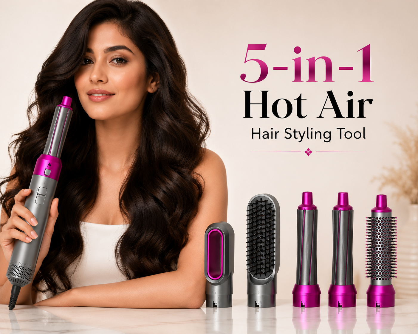Multi-Functional 5-in-1 Hair Styler