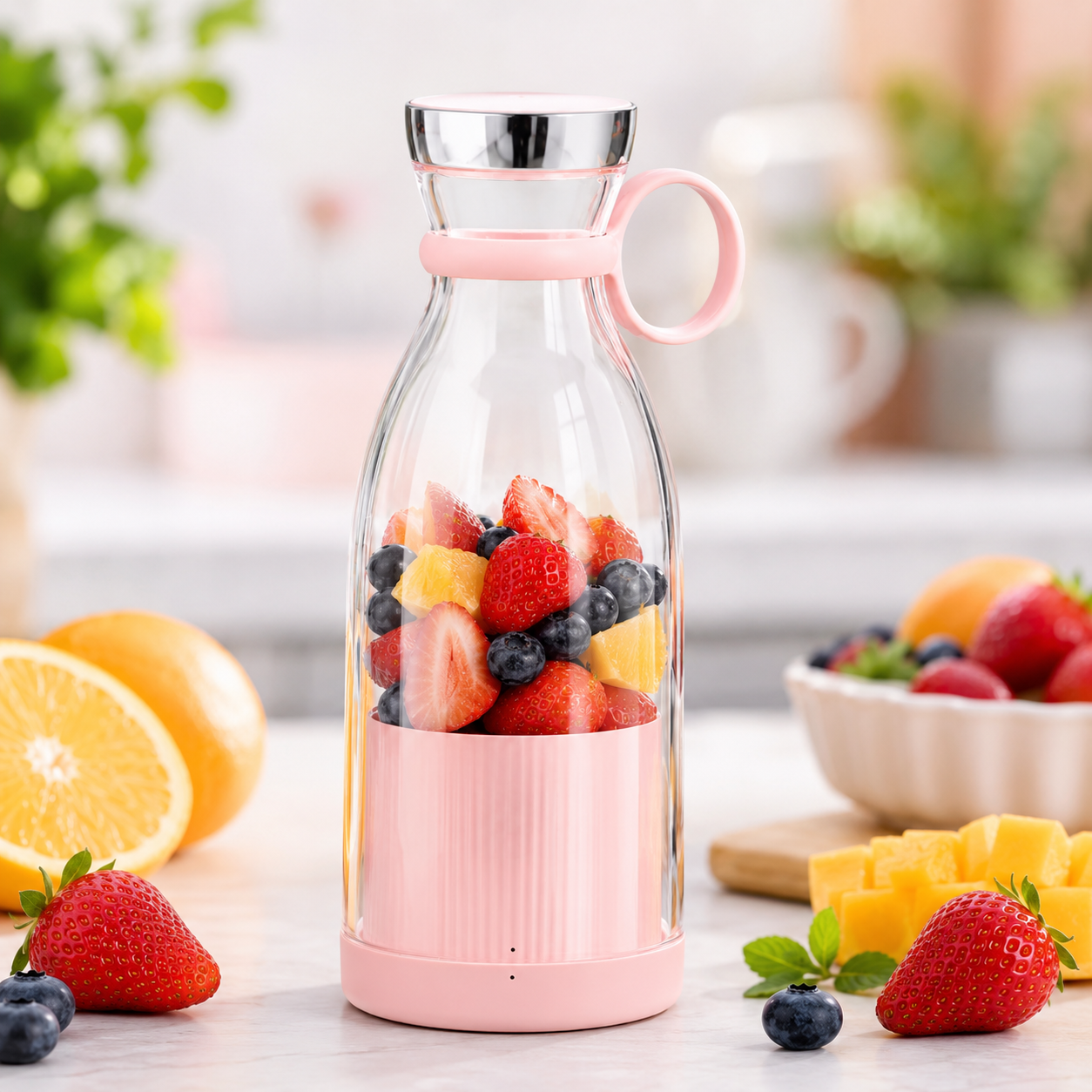 Portable Electric Juicer Bottle