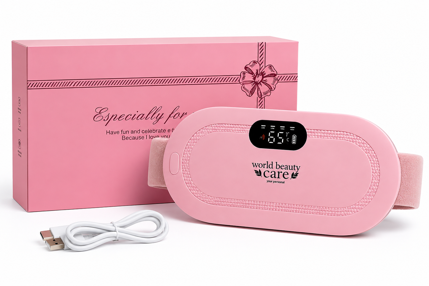 Portable Cordless Menstrual Heating Pad for Instant Pain Relief