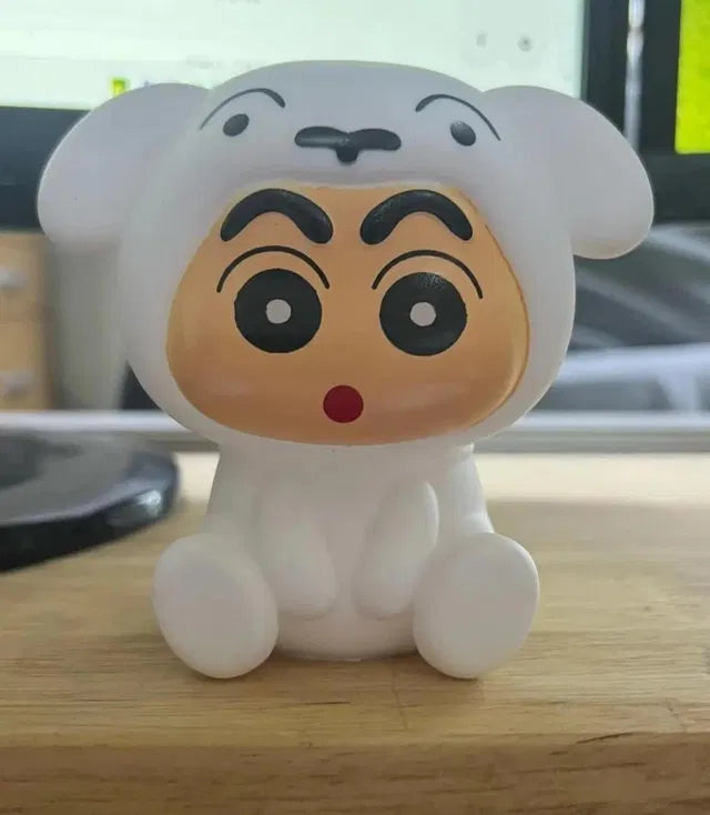 Crayon Shin-chan Shiro LED Night Light – Cute Anime Bedside Lamp