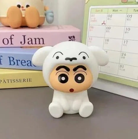 Crayon Shin-chan Shiro LED Night Light – Cute Anime Bedside Lamp