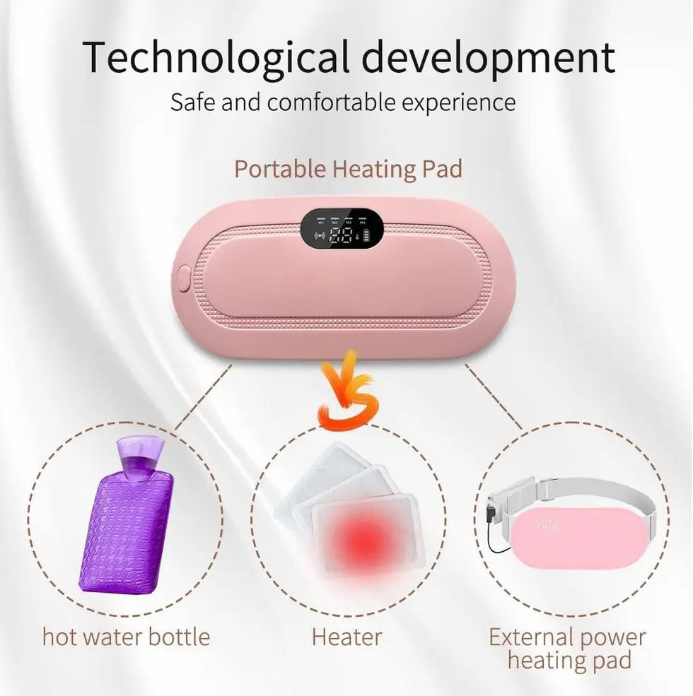 Portable Cordless Menstrual Heating Pad for Instant Pain Relief