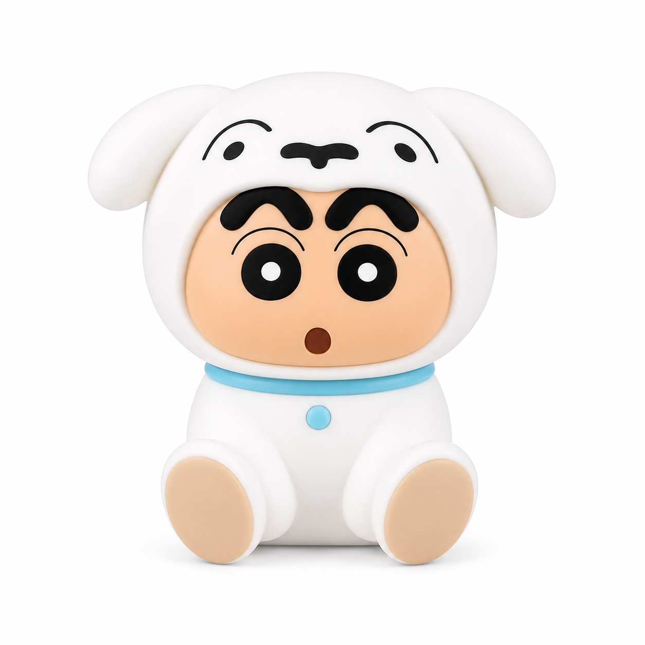 Crayon Shin-chan Shiro LED Night Light – Cute Anime Bedside Lamp